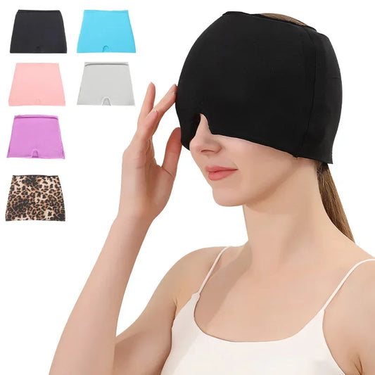 Gel Hot Cold Therapy Ice Cap For Migraine Relief